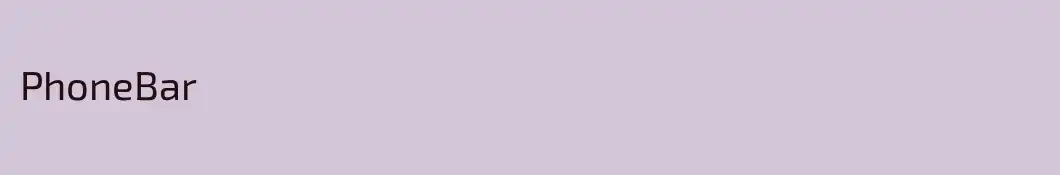 PhoneBar
