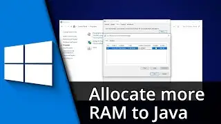 How to allocate more RAM to Java in Windows 10 ✅ Tutorial