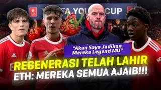 THE BORN OF THE CLASS OF 2022,a row of Man United U-18 players who have become Erik Ten Hag's choice