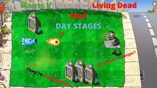 Screendoors in every level... Plants VS Zombies Living Dead Mod (Day Levels)