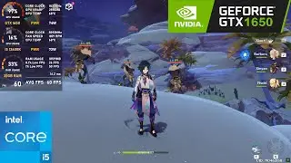 GTX 1650 | Genshin Impact - 1080p (tested in late 2023)