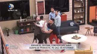 Puterea dragostei(15.03)-Bogdan si Adrian sar la bataie! Echipa de productie, pe cale sa intervina!