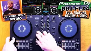 Pioneer DJ DDJ-FLX4 - The PERFECT entry level DJ controller? Full review & feature demo! 