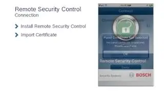 Remote Security Control