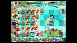 Plants vs. Zombies 2 - Frostbite Caves - Day 29 Walkthrough