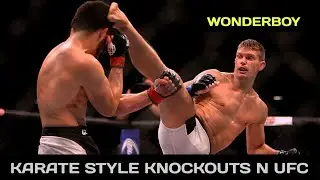 KARATE STYLE in UFC / Stephen Thompson Best Fights Highlights HD
