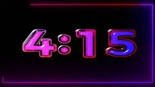 10 min COUNTDOWN TIMER ( v 714 ) TIMER with sound music 4K