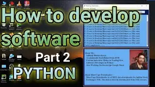 How to develop Software using Python Part 2 | 