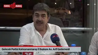 Gelecek Partisi Kahramanmaraş Dulkadiroğlu kurul toplantısı gerçekleştirildi
