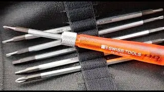 PB Swiss 12-tip Precision Screwdriver Set: Very nice but expensive. Corners cut on the case sadly.