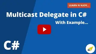 Multicast Delegate in C# | How to create a multicast delegate and use it in a program | Learn N Njoy