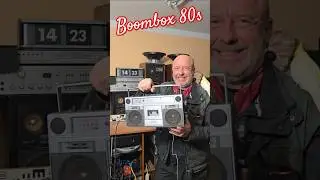 80s Vintage BOOMBOX GHETTO BLASTER KAARST Radio Cassette Recorder FM Tuning Sound Test