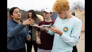 Students share experience at rocket engine test