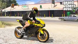 YAMAHA R15 KENCANG KECIL GESIT NGAB R125cc MOTOR JAMED NIH NGAB - GTA V INDONESIA EPISODE SPESIAL