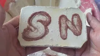 Yellow gym Chalk Crumbling asmr ❤️@softnoiseasmr