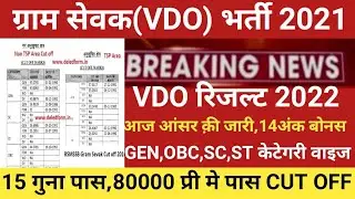 vdo result 2021/VDO CUT OFF 2021/gram sevak cut off/vdo safe score 2021/VDO ANSWERKEY 2021/vdo news