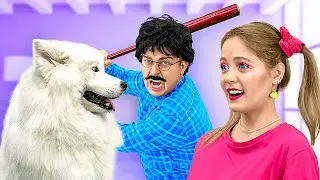 Папа злится! 🤬 Миллиардерская Семья Soft Girl приняла в дом брошенного пса | Ла-Ла Лайф Эмодзи