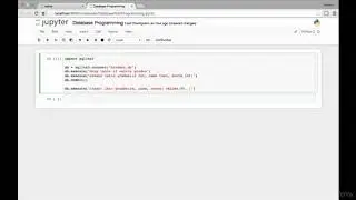 135  Database Programming   Creating database and table