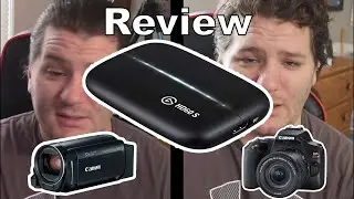 Elgato HD60 S capture card with Canon Vixia and Canon SL3 DSLR camera as webcam