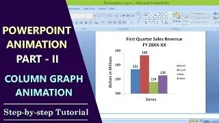 PowerPoint Graph Animation | How to Create Animation in PowerPoint | Column Graph Animation