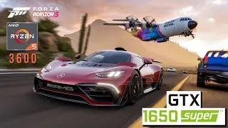 Forza Horizon 5 - Benchmark | Ryzen 5 3600 + 16GB RAM + GTX 1650 SUPER