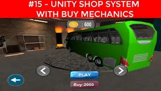 Shop System In Unity #15 | Bus Simulator Android Game Complete Course