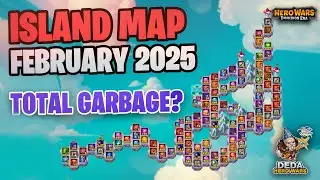 February Mysterious Island map. Island rewards reworked. Hero Wars: Dominion Era