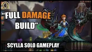 SMITE Scylla - Solo - FULL DAMAGE BUILD - 5.15