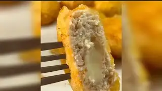 Вкусные, сочные, наггетсы с сыром!
