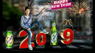 Happy New Year 2019 | Editing Tutorial, picsArt manipulation | PicsArt Editing