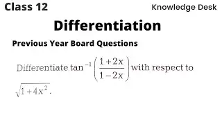 Differentiation | Class12 | Sample Paper Questions