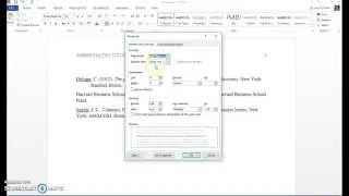 How to create a hanging indent in Word