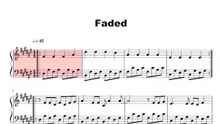 Alan Walker - Faded | Piano Cover