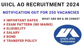 uiic ao recruitment 2024/uiic recruitment 2024/uiic administrative officer recruitment 2024/uiic ao
