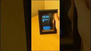 DIY Smart Mirror with an old phone.