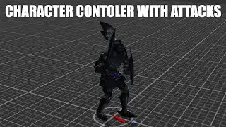 Character Controller With Attacks In Unity | How to Animate Characters in Unity 3D