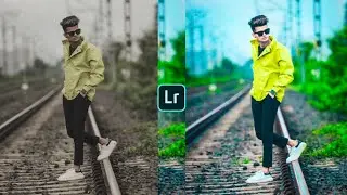 Lightroom Blue And Green Effect Photo Editing | Lightroom Photo Editing Tutorial | Lr Photo Editing