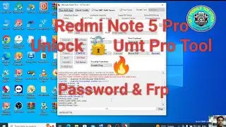 Redmi Note 5 Pro Unlock by UMT PRO ll Redmi Note 5 pro Pattern Pin Frp Unlock Umt Pro Latest Video