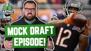 Fantasy Football 2021 - Mock Draft Time! + Data vs. Data, Pool Party - Ep. 1094