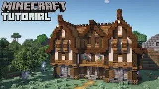 Minecraft - Medieval School Tutorial (How to Build)