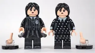 LEGO Wednesday Addams Unofficial Lego Minifigures