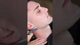 ASMR 💈 IRIS LADY BARBER (FACE MASSAGE & HOT TOWEL SHAVE)