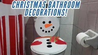 Christmas Bathroom Decorations!