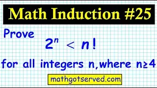 #25 Proof Principle of Mathematical Induction inequality factorial is divisible by 8 mathgotserved i