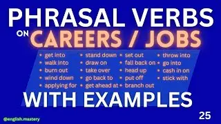 Phrasal Verbs for Career Success: Boost Your Job Vocabulary | English Mastery