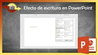 Cómo hacer efecto de escritura en PowerPoint