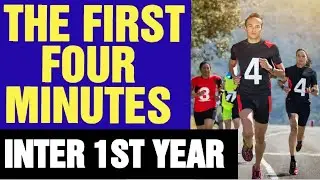 ✅THE FIRST FOUR MINUTES INTER 1ST YEAR ENGLISH