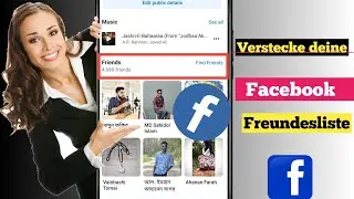 So verbergen Sie die Facebook-Freundesliste   [2024] auf dem Handy | Facebook Frind Hide Kre [2024]