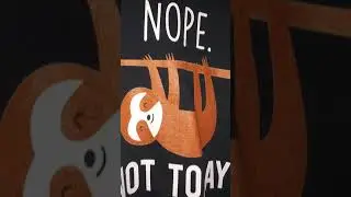 Nope Not Today Shirt Funny Cute Sassy Gift Funny Sloth Graphic tee