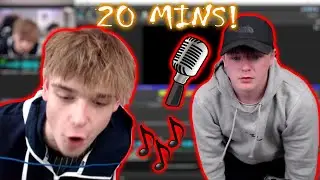 MAKING A SONG IN 20 MINS!!! ft. GILLY14!